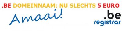 .BE domeinnaam: Nu voor slechts 5 euro!