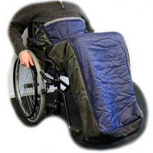 Rolstoelzak, benen en voeten warmhoudovertrek