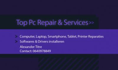 Computer, Laptop, Smartphone, Tablet, Printer Reparatie vanaf 30 euro