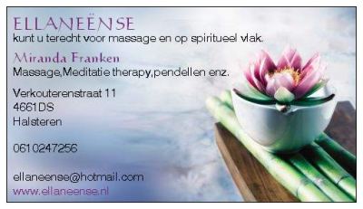 Massage voor lichaam en geest bij Ellaneënse en spiritueel