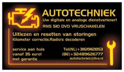 Kilometer correctie , km reeratie, tacho ,rns decoderen