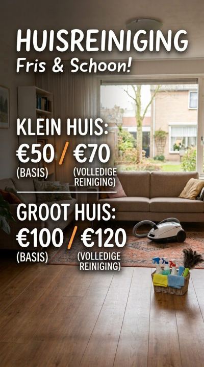 Schoonmaker Thuis of auto
