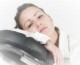 ontspanning/ hotstone en stoel massage in door masseuse 